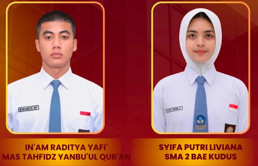 Sepasang Pelajar Kudus Lolos Bareng ke Paskibraka Jateng 2026