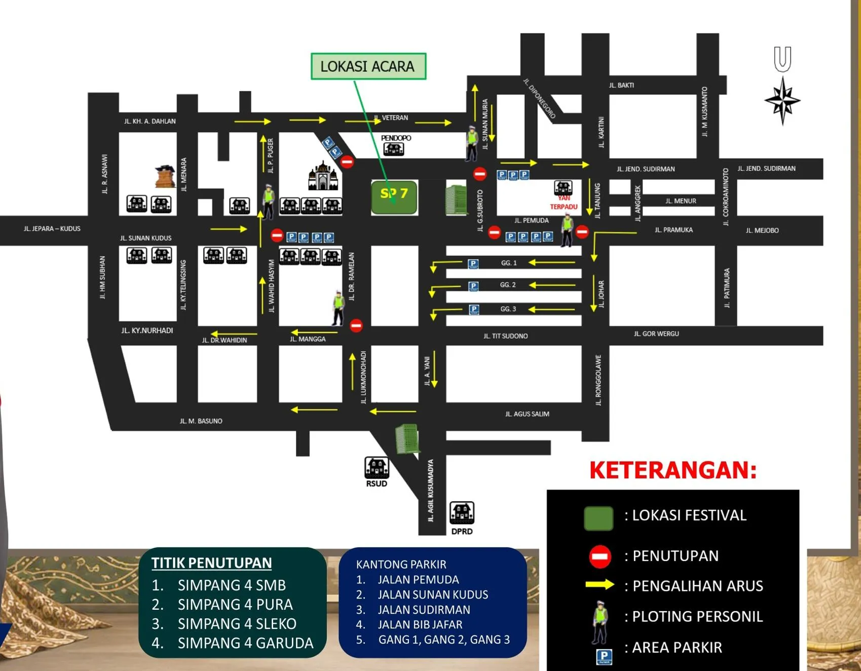Mau Nonton Festival Tari Caping Kalo Besok? Cek Dulu Lokasi Parkir dan Rute Pengalihannya di Sini!