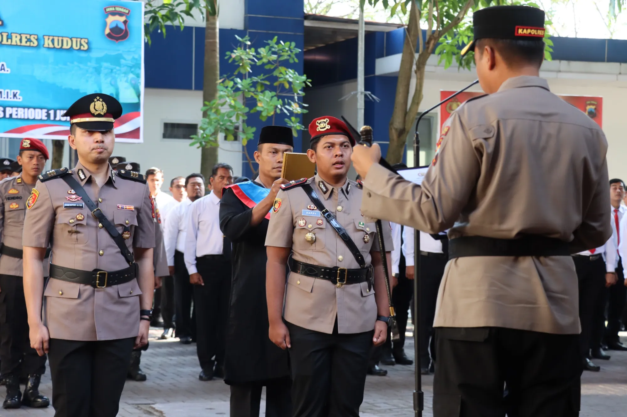 Sertijab, Iptu Happy Gantikan AKP Dani Sebagai Kasatreskrim Polres Kudus