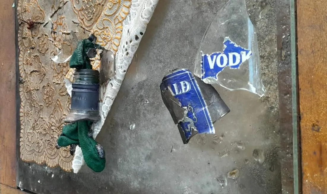 Selidiki Kebakaran Rumah di Desa Sambung, Polsek Undaan Temukan Bekas Bom Molotov