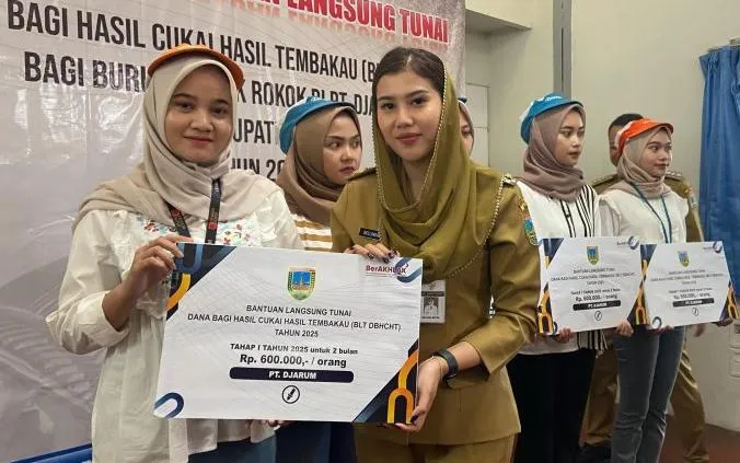 Anggaran DBHCHT Menyusut, Buruh Rokok Kudus Dipastikan Tetap Terima BLT Rp600 Ribu