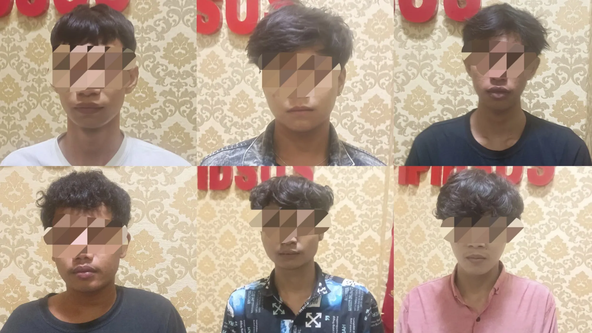 Tujuh Pelaku Pengeroyokan di Karangrowo Diamankan Polisi