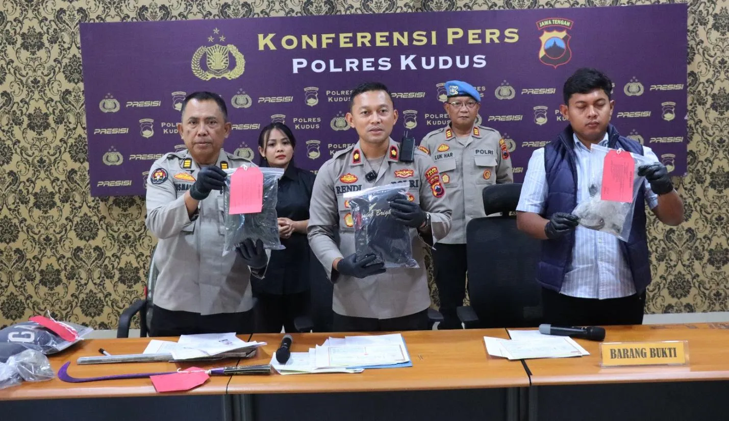 Polisi Ringkus Dua Pelaku Pelemparan Bom Molotov di Undaan Kudus, Motifnya Sakit Hati