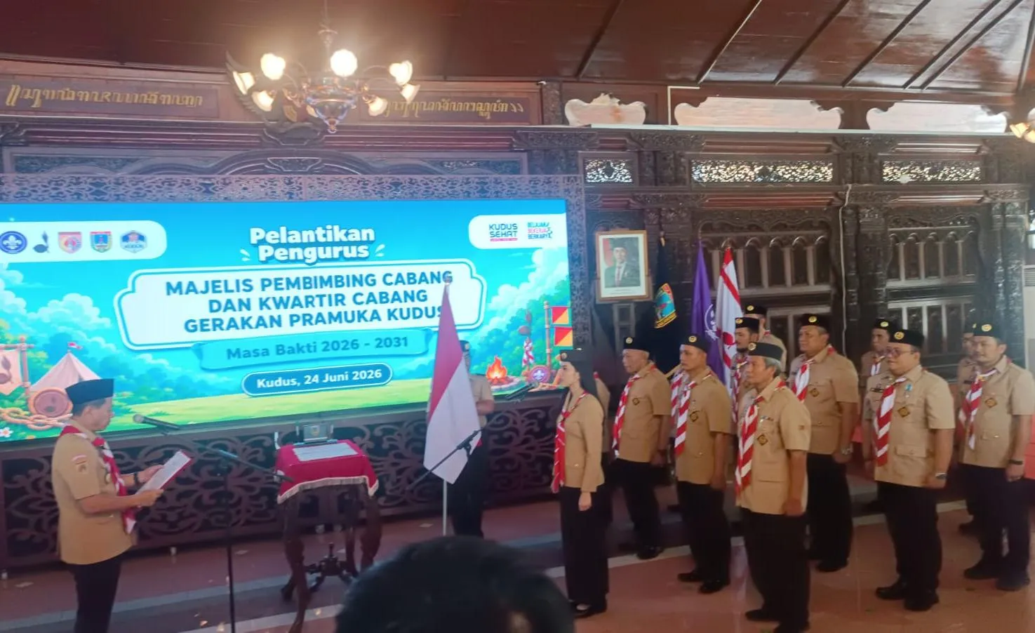 Resmi Dilantik Jadi Ketua Kwarcab Kudus, Bellinda Birton Targetkan Pramuka Lebih Transparan dan Solid