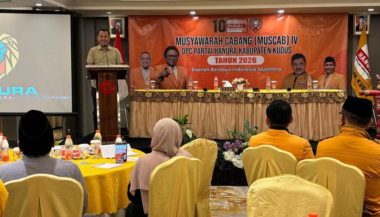 Buka Muscab IV Hanura, Bupati Kudus Buka-bukaan Soal Tunjangan Guru Swasta 1 Juta dan Kenaikan PAD
