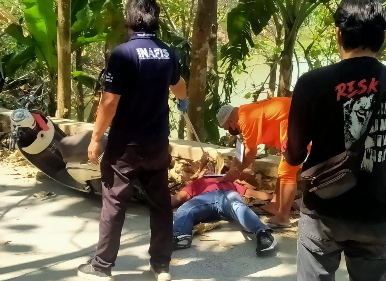 Pembunuhan di Waduk Terpus Kayen Terungkap Lewat Rekonstruksi