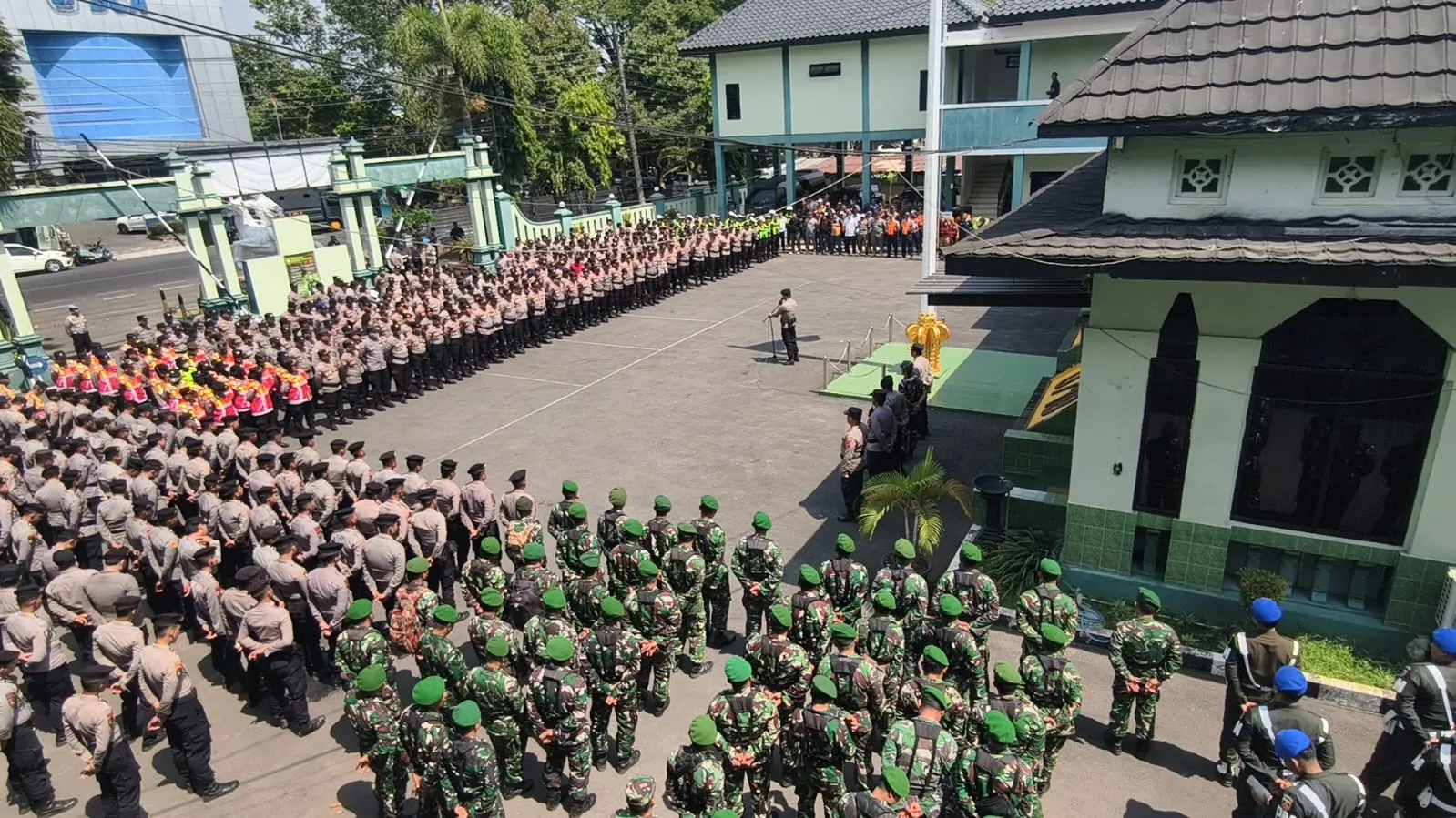 Polresta Pati Siagakan 888 Personel Amankan Aksi AMPB, Kedepankan Pendekatan Humanis