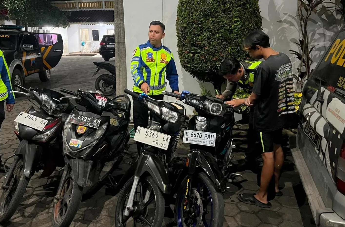 Resahkan Warga, 16 Motor Balap Liar di Jalan Jenderal Sudirman Diamankan Polres Kudus