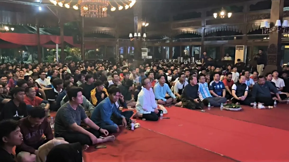 Ribuan Warga Kudus Padati Nobar di Pendapa Kabupaten Saat Spanyol Juara Piala Dunia 2026