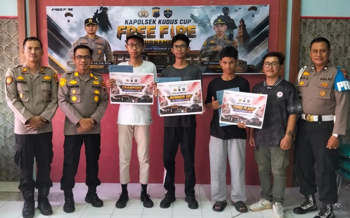 Bukan Sekadar Mabar! Polsek Kudus Rangkul Pelajar Lewat Turnamen Free Fire