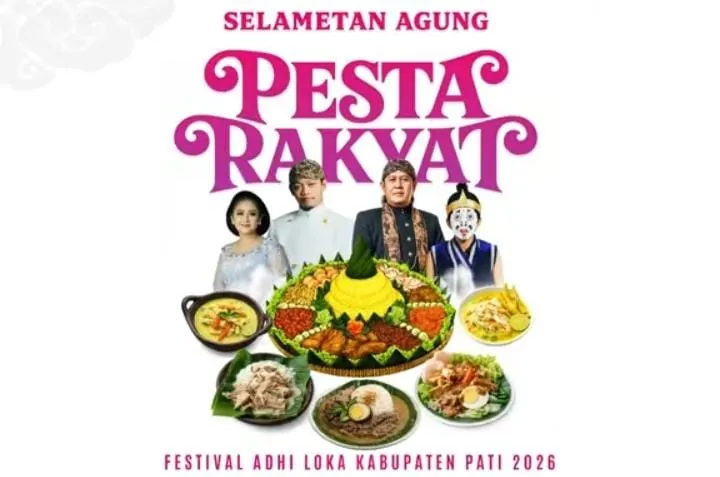 10 Ribu Porsi Kuliner Gratis Siap Diserbu Warga Pati, Ada Wayang hingga Sinden