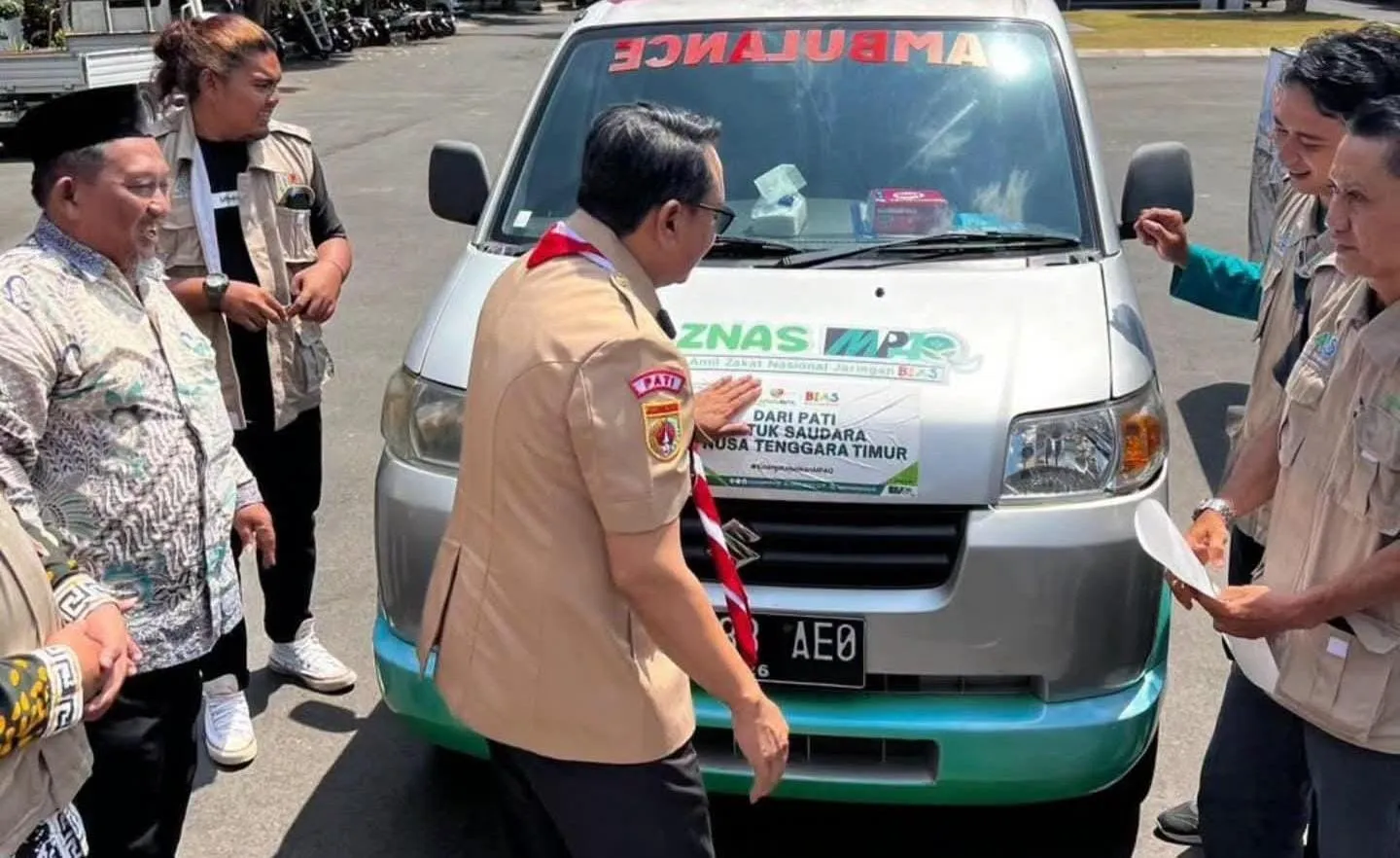 Plt Bupati Pati Lepas 5 Relawan LAZNAS MPAQ, Berangkat ke NTT Buka Dapur Umum untuk Korban Gempa