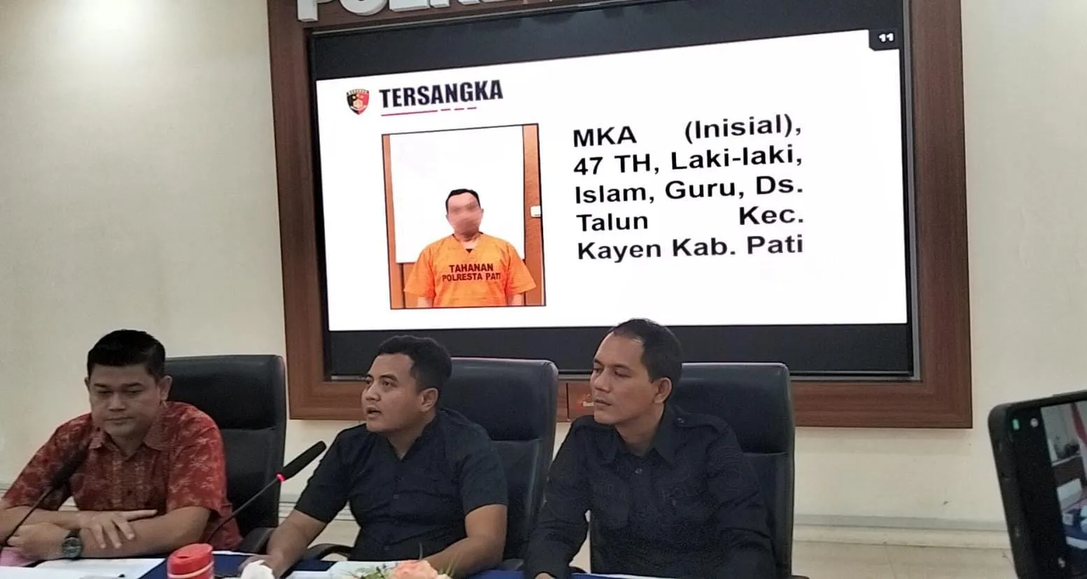 Pengasuh Ponpes di Kayen Pati Jadi Tersangka, Polisi Ungkap Dugaan Pencabulan Berulang terhadap Santri