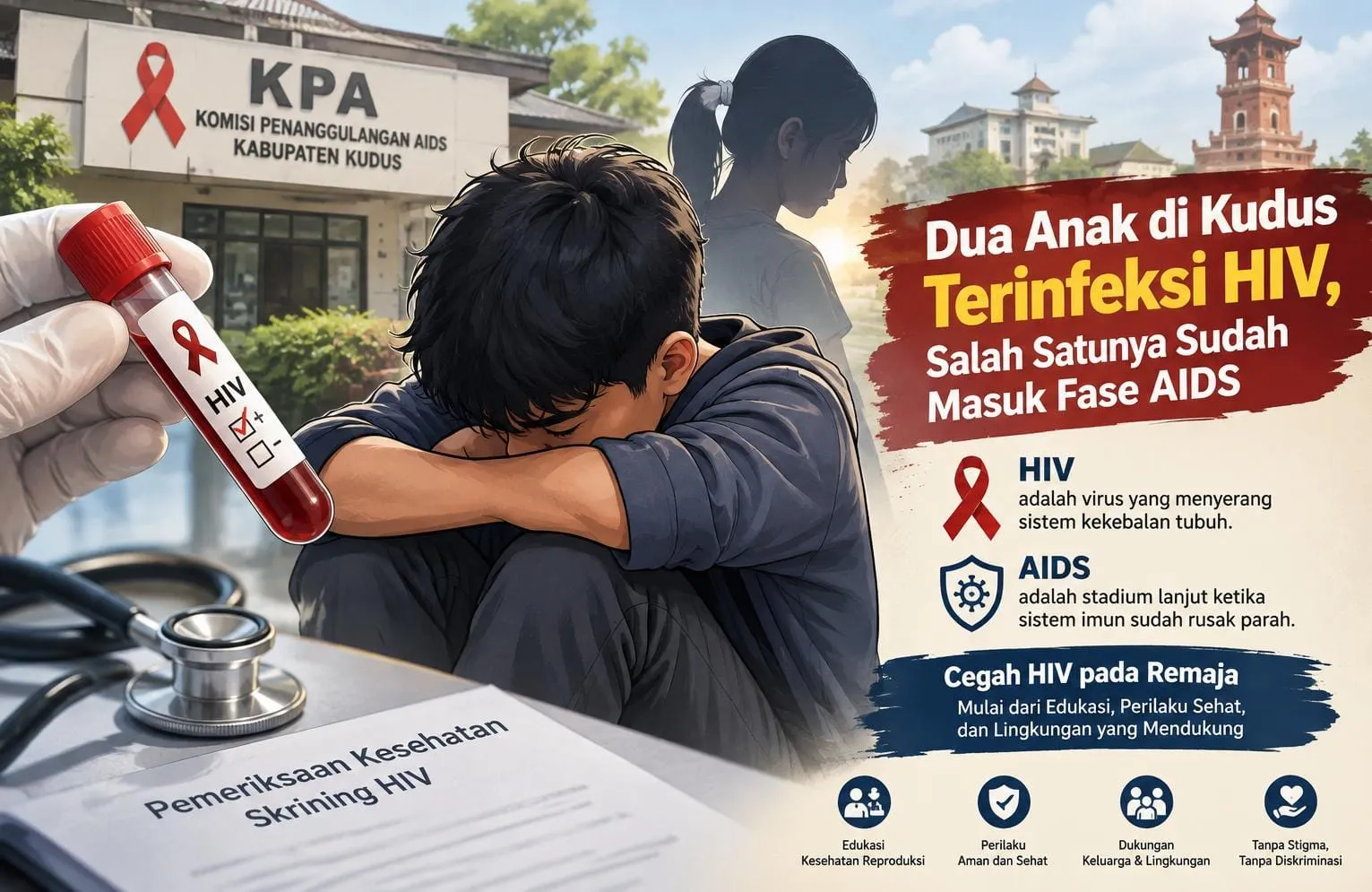 Mengkhawatirkan, Dua Anak di Kudus Terdiagnosis HIV pada Agustus 2026