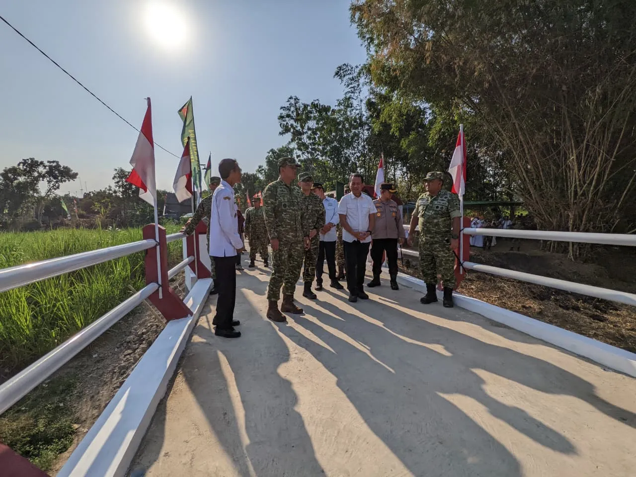 Hubungkan Tanjungrejo-Klaling, Jembatan Garuda Merah Putih di Kudus Pangkas Waktu Tempuh Warga