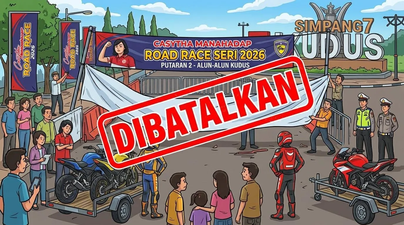 Berulang kali Ganti Jadwal, Casytha Manahadap Road Race di Kudus Akhirnya Batal