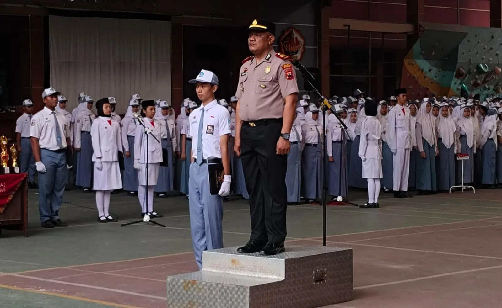 Kapolsek Kudus Ingatkan Siswa SMAN 1 Kudus, Kenakalan Remaja Bisa Hancurkan Masa Depan