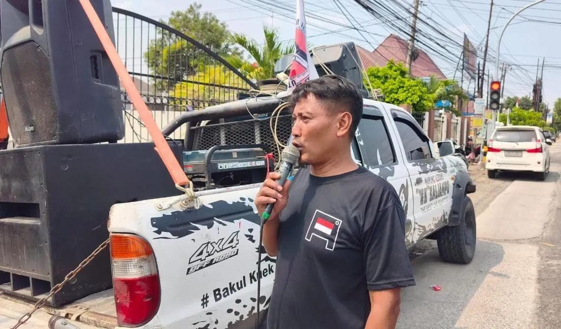 Demo di Depan PN Pati, AMPB Desak Komisi Yudisial Dibubarkan