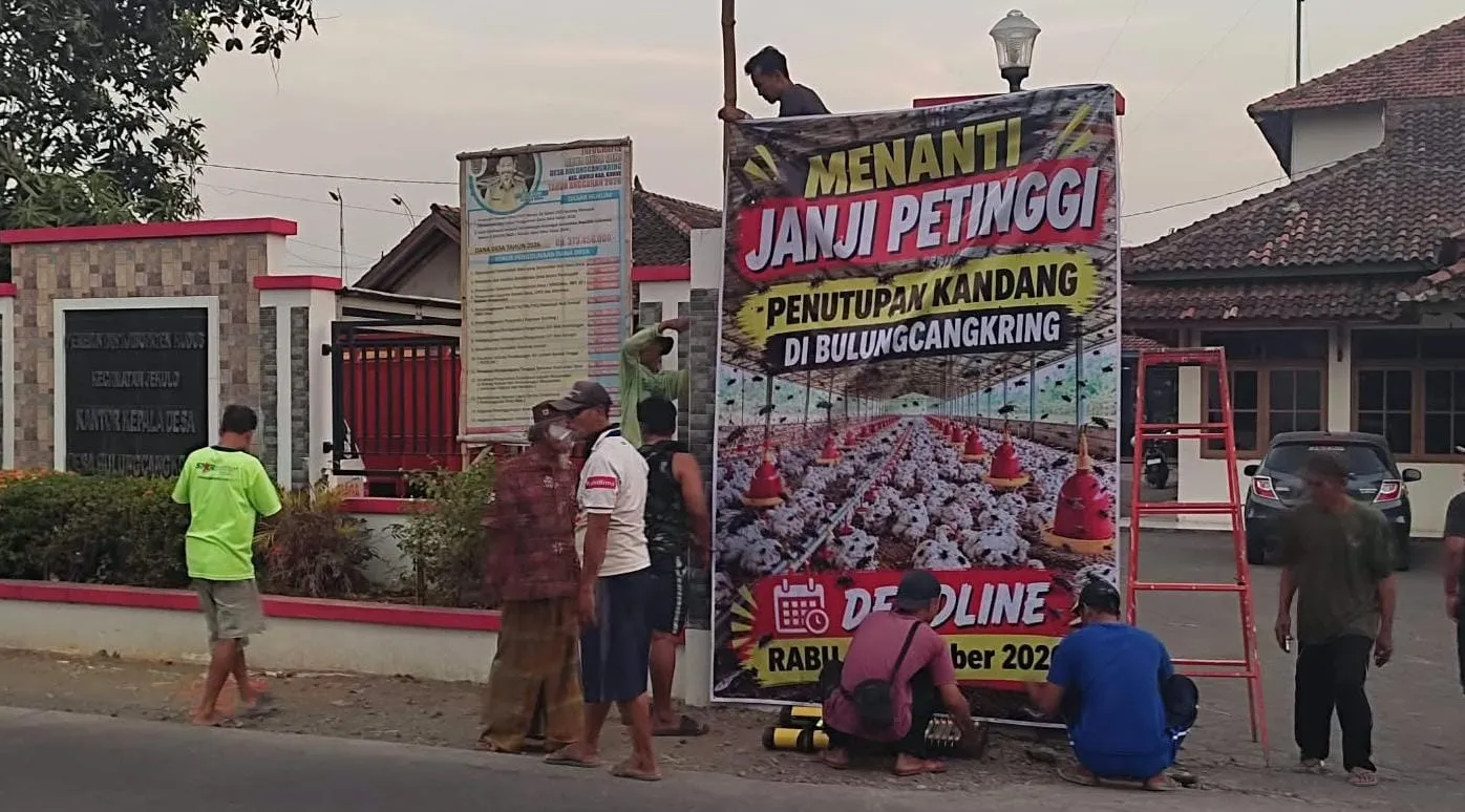 Warga Bulungcangkring Kudus Tagih Janji Penutupan Kandang Ayam